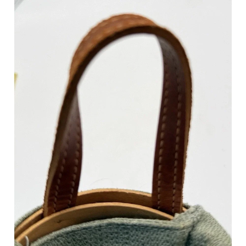 Longaberger 2007 Small Gatehouse Basket W/  Fabric Liner And Protector #6612